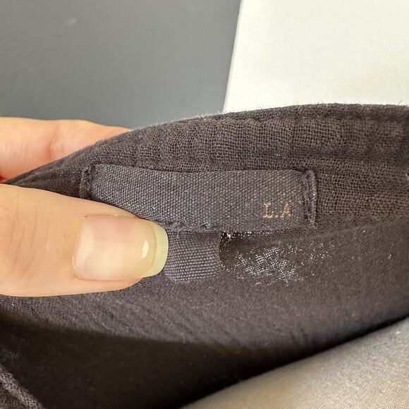 It Is Well Mandarin Gauze Dress Organic Cotton Made In California - Picture 15 of 16